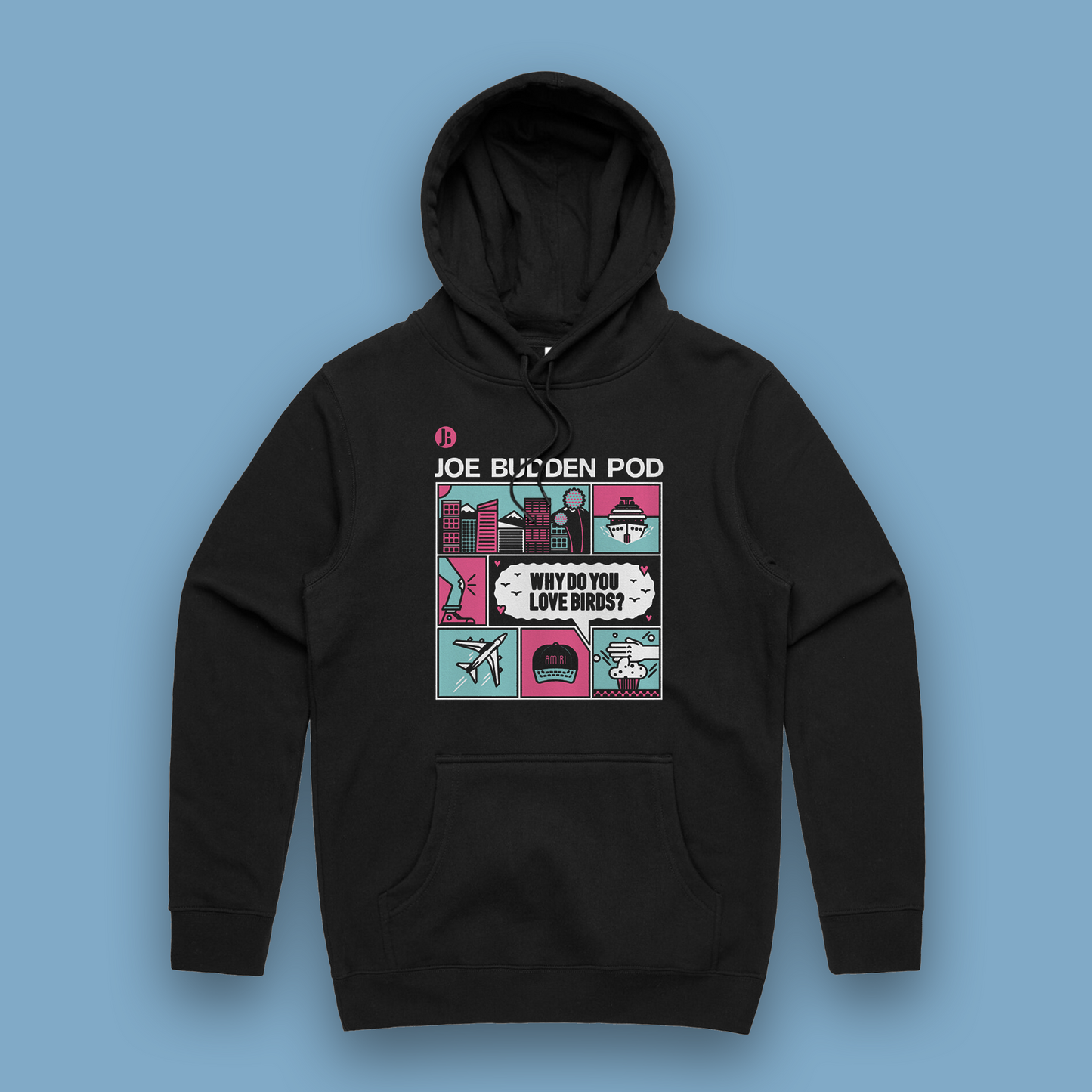Why Do You Love Birds? - Black Hoodie