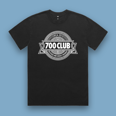 700 Club - Black T-Shirt