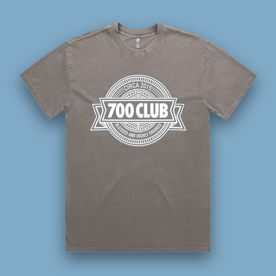 700 Club - Grey T-Shirt